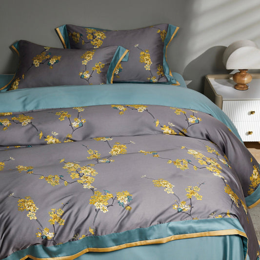Moonlit Petals Bedding Set
