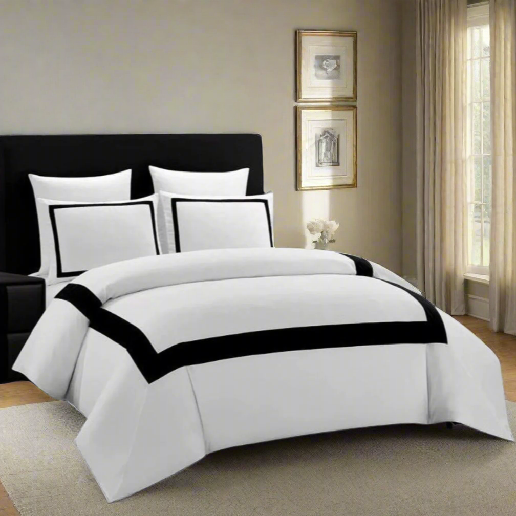 Luxe Monochrome Bedding Set